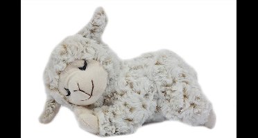 Pia Toys Knuffeldier Schaap/lammetje - zachte pluche stof - premium kwaliteit knuffels - wit - 21 cm - Schapen - slapend