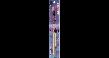 Ghibli - Kiki's Vliegende Koeriersdienst - Jiji Chopsticks Violet 21cm