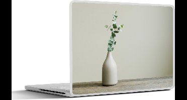 Laptop sticker - 14 inch - Eucalyptus - Stilleven - Vaas - 32x5x23x5cm - Laptopstickers - Laptop skin - Cover