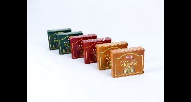 HEM Wierook Verschillende Geuren Set - Kegels / Cones - Indiase Sandelhout - Amber - Musk / Chandan - Amber - Musk - (Precious)