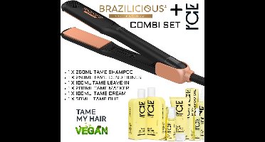 BRAZILICIOUS Titanium & Gold 48K Therapy 250 º + 6 Producten Tame My Hair