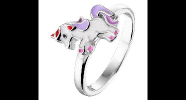 The Kids Jewelry Collection Ring Eenhoorn - Zilver