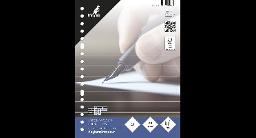 Kangaro ringbandpapier A5 - 17-gaats - gelinieerd met kantlijn - 150 vel - K-56020