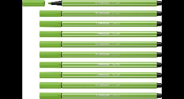 STABILO Pen 68 - Premium Viltstift - Lichtgroen - Doos 10 stuks