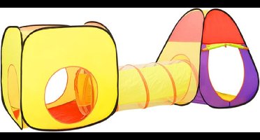 vidaXL Kinderspeeltent 255x80x100 cm meerkleurig