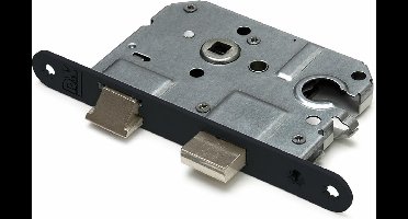 Insteekslot - Zwart - Staal verzinkt - Dulimex - Dulimex dag-en nachtslot PC zwart 1200 serie