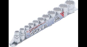 BGS Doppenset, twaalfkant 3/8 inches 11 delig