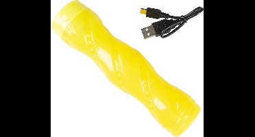 Led play stick usb 17x4x4cm geel