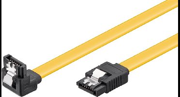 Goobay 95018 SATA-kabel 0,3 meter SATA 7-pin Geel