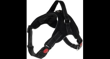 Hondentuigje - Honden tuig - Anti-Trek Tuig-  Anti trek honden harnas - Zwart - Maat L