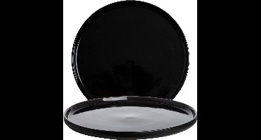 Gusta Table Tales - Bord - Zwart - ø26,5cm - Azur - Dinerbord