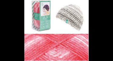 Muts Haken - Rico Design - Roze - Haakpakket