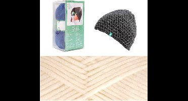 Muts Haken - Rico Design - Cream - Haakpakket