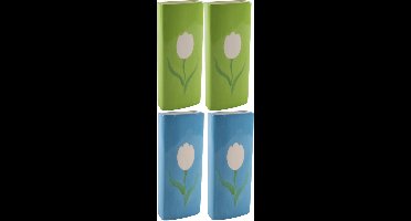 Svenska Living Radiatorbak luchtbevochtiger/waterverdamper - 4 st - 20 x 8 cm - porselein