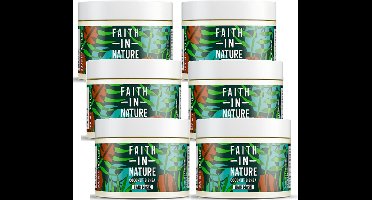 FAITH IN NATURE - Hair Mask Coconut - 6 Pak - Voordeelverpakking