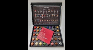 Koffie Proeverij Pakket groot 40 stuks verschillende smaken met Mystery Card 'I Love You' met persoonlijke (video) boodschap | Verjaardag | Sinterklaas | Kerstpakket | Vaderdag | Moederdag | Jubileum | Valentijnsdag