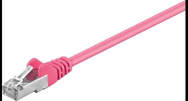CAT5e sFTP kabel 3 meter magenta