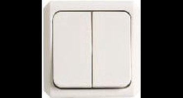 Merten opbouw schakelaar serie creme