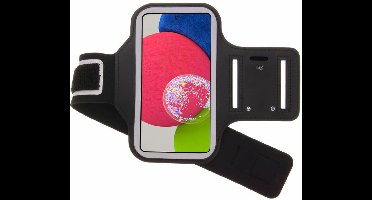 Hoesje Geschikt Voor Samsung Galaxy A52s hardloop armband - Sportband - hoesje - zwart