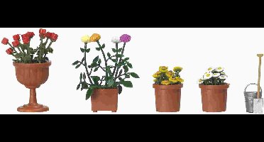 Busch - Pflanzkübel H0 (Bu1230) - modelbouwsets, hobbybouwspeelgoed voor kinderen, modelverf en accessoires