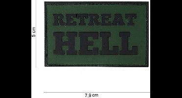 101 Inc Embleem 3D Pvc Retreat Hell 10062