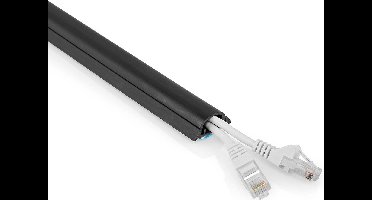 Nedis Kabelmanagement - Buis - 1 Stuks - Maximale kabeldikte: 12 mm - PVC - Zwart