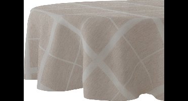 Wicotex-Tafellaken-Tafelkleed-Tafellinnen Lys naturel 140cm rond