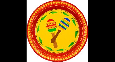 Boland - Set 10 papieren bordjes Mexico - Landen - Landen