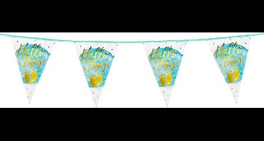 Boland - Folievlaggenlijn 'Hello boy!' - Geen thema - Babyshower