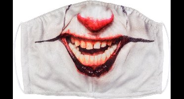 Boland - Mondkapje Monsterclown - Volwassenen - Clown - Halloween - Horror