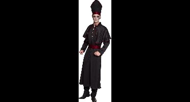 Boland - Kostuum Dark priest (54/56) - Volwassenen - Priester - Halloween en Horror- Religie