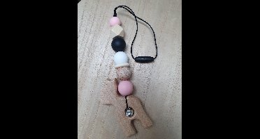 Maxicosi hanger - hertje, stokke hanger, babyspeelgoed, babyshower, kraamcadeau