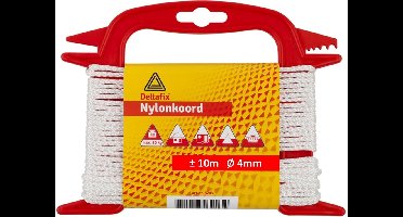 DELTAFIX nylonkoord Ø 4 mm | 10 meter | wit