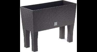 Ros bloempot Prosperplast Rato Case DRTC600H 440U umbra