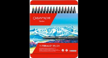 Caran d’ Ache Fibralo BRUSH viltstiften 15