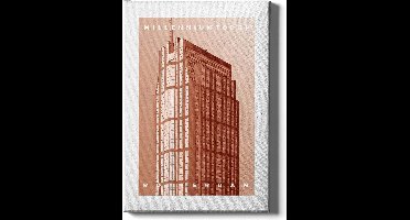 Walljar - Millenniumtoren - Muurdecoratie - Poster