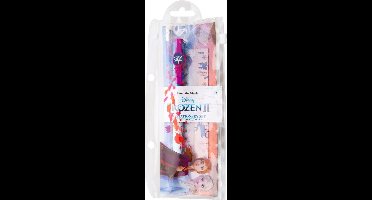 Potlood, Pen en Liniaal - Frozen - Schrijfwarenset