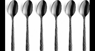 Amefa - Felicity - Zwart - 6 theelepels - 6 koffielepels - Vaatwasmachinebestendig