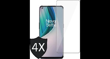 Screenprotector geschikt voor OnePlus Nord N10 5G - 4x Screen Protector Glas