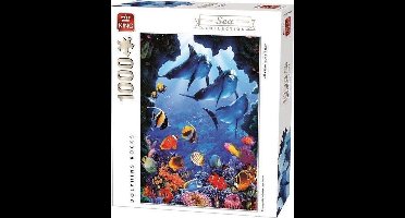 King legpuzzel  sea collection  Dolphins rocks  1000 stukjes