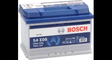 Bosch S4 E08 Efb Start Stop Accu 70Ah 278X175X190