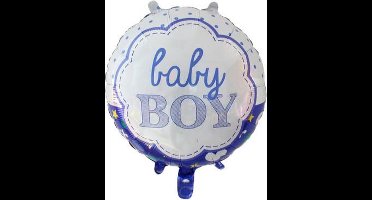 Ballon geboorte jongen/zoon 40  cm, kindercrea
