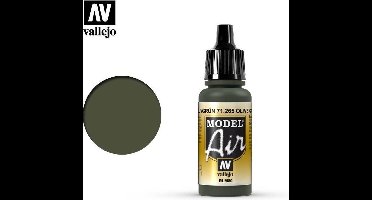 Vallejo Hobbyverf Acrylverf - 71265 Model Air Olive Green RLM81 - Acryl Verf flesje - 17 ml