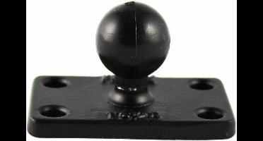 B-Kogel rechthoek 1.5x2.5" Base RAM-B-202U-1525
