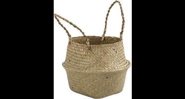 mand van zeegras, H: 13/24 cm, d 27 cm, 1 stuk - Incl. Gift