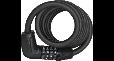 ABUS KabelTresor 6512C – cijfercodeslot 180 × 12 mm, zwart