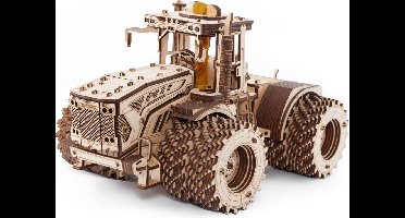 Eco-wood-art 3d Puzzel Cm Tractor K-7m 35 X 22 Cm Hout 596 Stuks