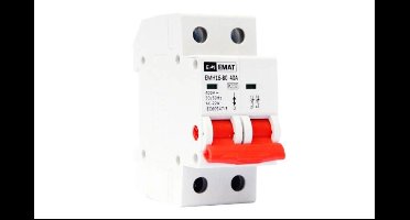EMAT hoofdschakelaar 40A 1-fase (2P) (85005000)