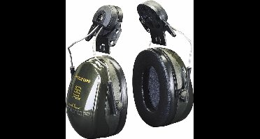 3M Peltor H520 Optime II Gehoorkap met helmbevestiging P3E - Groen