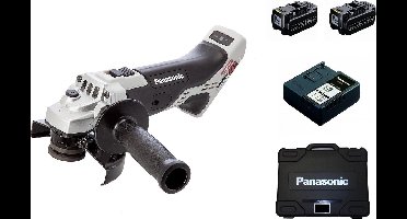 Panasonic EY46A2LJ2G 18V Li-Ion Accu haakse slijper set (2x 5.0Ah accu) in koffer - 125mm